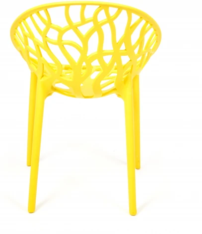 Стул BUSH (mod. 017) / 1 шт. в упаковке (Пластик /Желтый)
