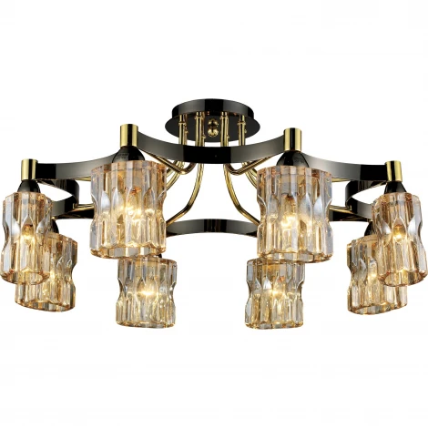 Потолочная люстра N-Light 919 919-08-33 gold/dark chrome + shampagne