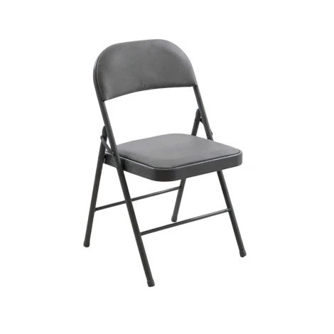 Стул складной GJ-22 серый иск.кожа Stool Group УТ000042555