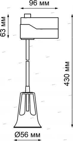 Трековый светильник Novotech Hosta 357702