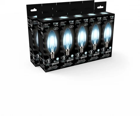 Лампочка светодиодная филаментная Gauss 103801211