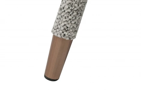 30C-13780 Стул обеденный шенилл белый 55*62*77см Garda Decor