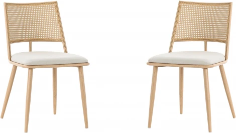 Набор из 2 стульев Unity Echo Hesby Текстиль/Молочный арт.HSBI_DC2245_beige_2