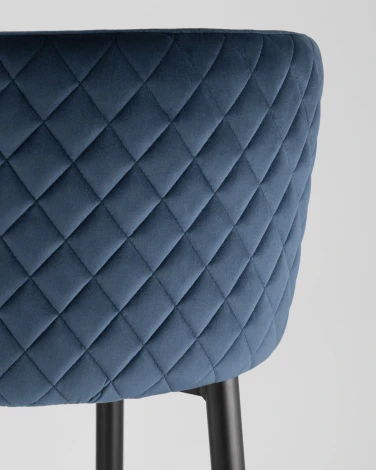 Стул барный Stool Group Оскар велюр сине-зеленый УТ000001369