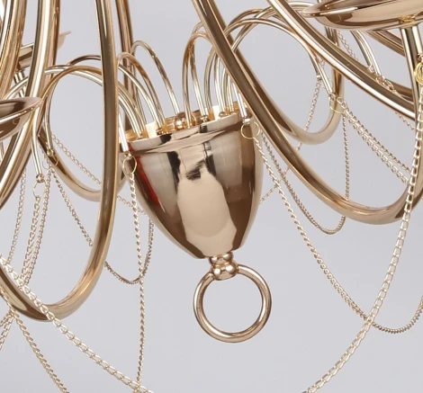 Подвесная люстра F-Promo Plini 2591-12P (220V, на цепи, свеча)