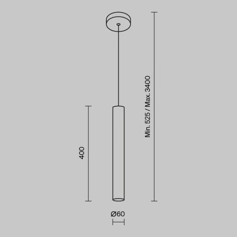 Подвесной светильник Maytoni Pro Focus MOD161PL-01W1 (220V, на проводе, круглые)
