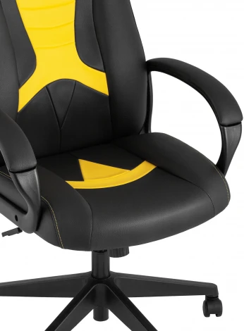 Кресло игровое TopChairs ST-CYBER 8 черный/желтый УТ000035039