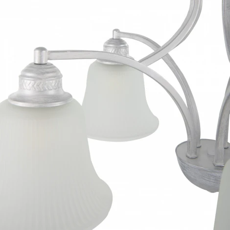 Потолочная люстра Arte Milano Napoli-1254 331254/5 WT+SL (220V)