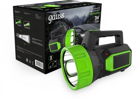 Ручной фонарь Gauss GF604