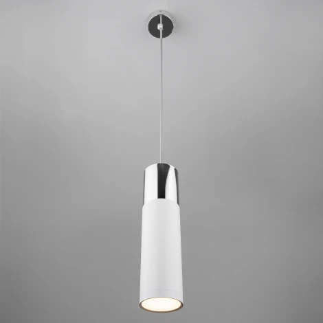 Подвесной светильник Elektrostandard Double Topper 50135/1 LED хром/белый