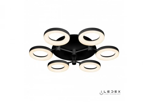 Потолочная люстра iLedex Jomo FS-014-X6-(B) 72W BK