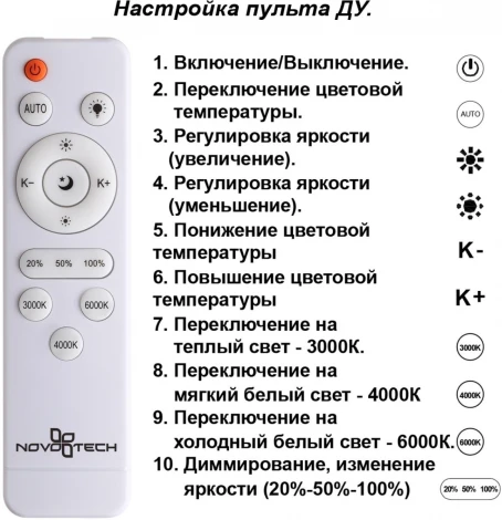 Настенно-потолочный светильник Calm 358920