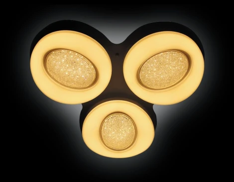 Потолочная люстра Ambrella Orbital Crystal Sand FS1583/3 WH 156W D585*555