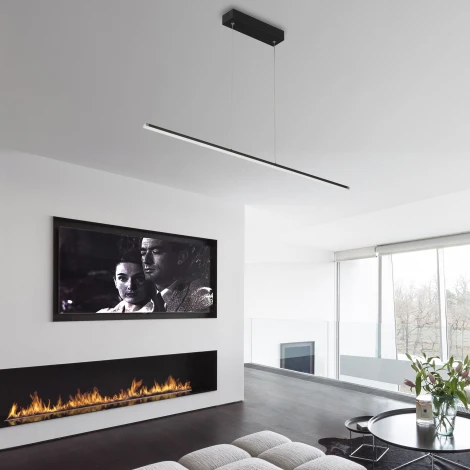 Подвесной линейный светильник светодиодный LED 19Вт, 3900-4200К Vitaluce V4662-1/1S (220V, на тросе)