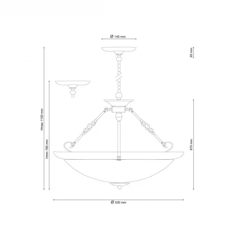 Потолочная люстра Lucia Tucci Pietra Isola 129.5 (220V)
