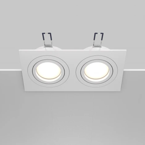 Встраиваемый светильник Atom GU10 2x50Вт Maytoni Technical DL024-2-02W (220V)