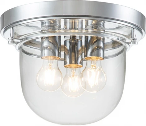 Потолочный светильник круглый Quoizel Whistling QZ-WHISTLING-F-PC (220V, круглые, IP44)