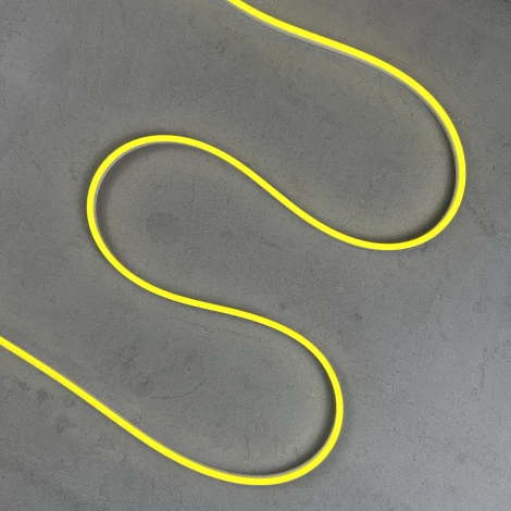 Односторонний Гибкий Неон 8х16мм Желтый 12В, IP65 Laitcom FR-23514