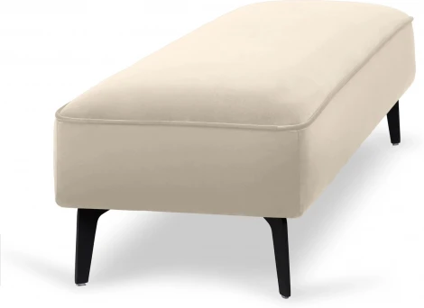 Банкетка Amsterdam ОГОГО (арт.787123), (Велюр,Ткань/Бежевый)