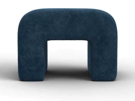 Пуф 008 (ДСП,Брус,Фанера,Велюр/Синий) Лига Диванов 132523