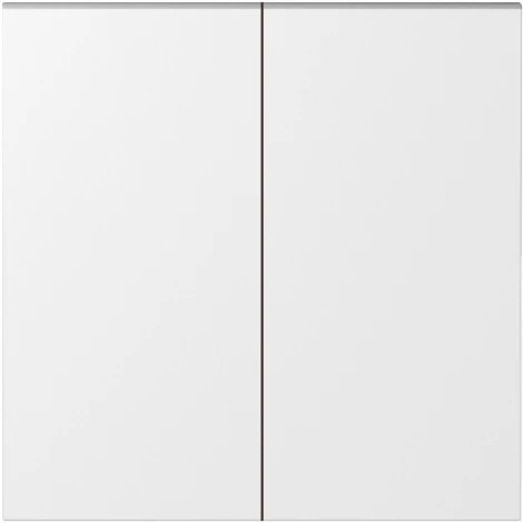 Клавиша для перекрёстного переключателя 2-я, матовый белый Donel S08 DS29933