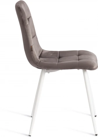 Стул CHILLY (mod. JSC-220) Tetchair (Велюр,Металл /Серый) арт.24344
