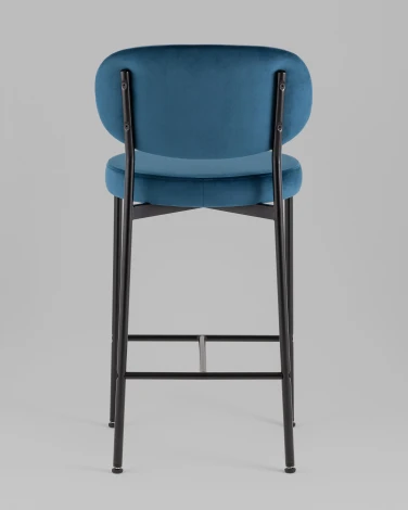 Стул полубарный Бриф VD велюр синий Stool Group УТ000042506
