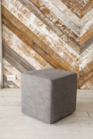 Пуф Dreambag Валенсия Серый Велюр 13355