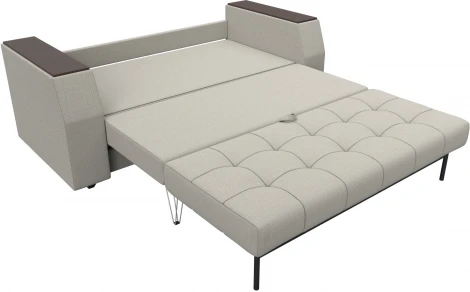 Диван прямой Атлант мини (Бежевый/Рогожка) Лига Диванов арт.122571