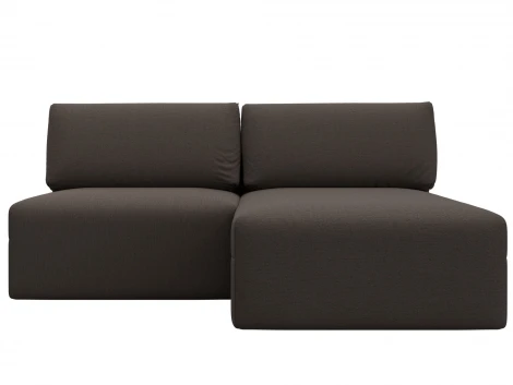 Диван угловой модульный Лига-060 НПБ угол универсальный (ЛДСП,Брус,Фанера/Пластик/Рогожка/Коричневый) Лига Диванов 129714