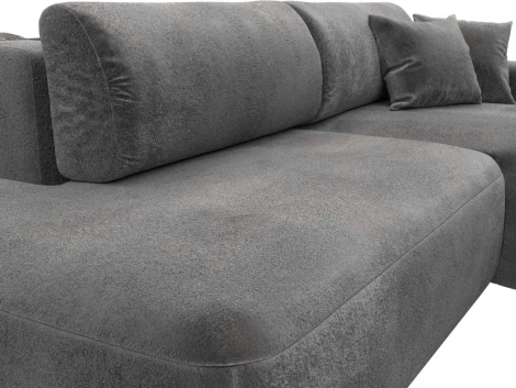 Диван угловой Лига-036 НПБ Модерн правый угол Лига Диванов (Велюр) арт.127777