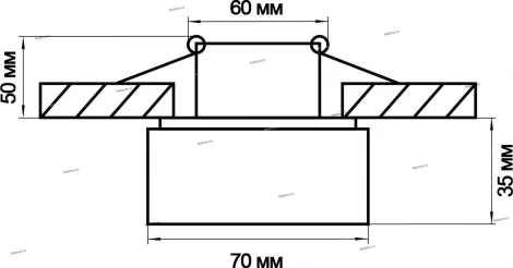 Встраиваемый точечный светильник Lightstar Artico 070234 (LED, 220V, IP44)