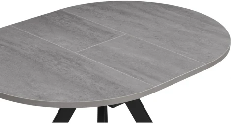 Деревянный стол Notta Трейси 90(120)х90х75 бетон / черный 533167