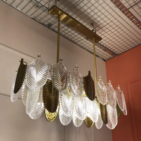 Потолочная люстра на штанге Cloyd Bonga 10599 (220V, листья)