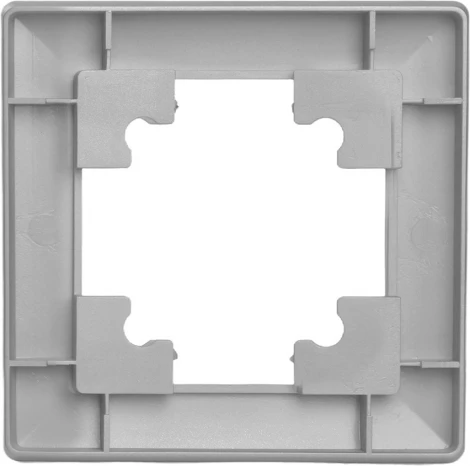 Рамка на 1 пост (серебро) Stekker Катрин 39797