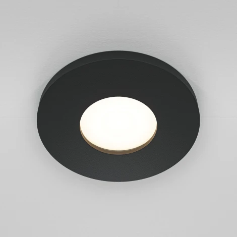 Встраиваемый светильник Stark GU10 1x50Вт IP 65 Maytoni Technical DL083-01-GU10-RD-B (220V, круглые)