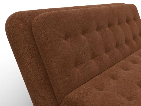 Диван-книжка Лига-123 (Металл,ЛДСП,Брус,Доска,Велюр/Терракотовый) Лига Диванов 137623