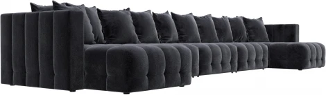 Диван П-образный Лига-052 НПБ МегаЛонг Лига Диванов (Велюр) арт.128866