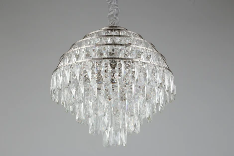 Подвесная люстра Aployt Wanda APL.735.03.06 (220V, хрусталь, на цепи, круглые)