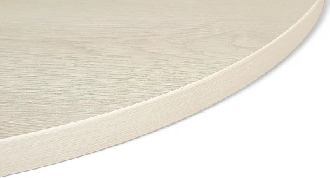 Стол Sheffilton SHT-TU43/TT 80 ЛДСП черный муар/дуб беленый