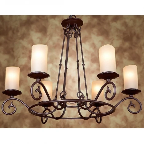 Подвесная люстра L'Arte Luce Napoli L13806.03 (220V, ковка, на цепи, подсвечник, свеча)