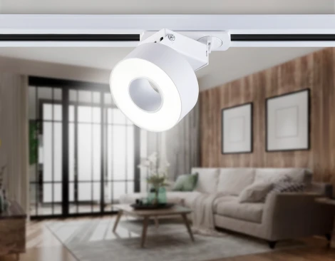 Трековый однофазный светодиодный светильник Ambrella Track System GL6861 (220V, кольцо)