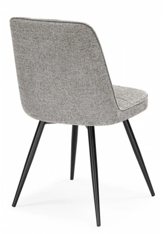 Обеденный стул Woodville Texas (Металл, Рогожка/Черный, Бежевый) арт.15894