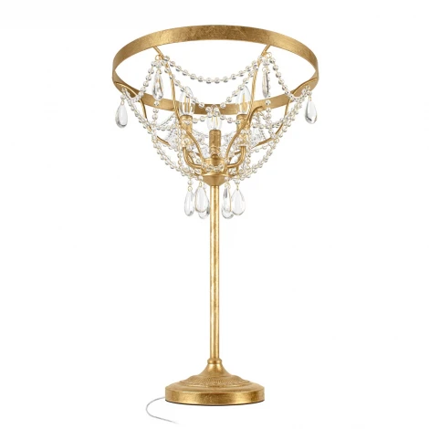 Настольная лампа со стеклянными подвесками в форме подсвечника Loft It Foil 10430T