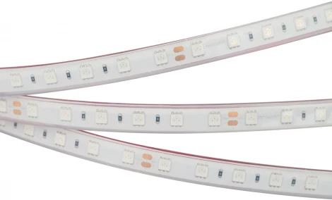 Светодиодная лента герметичная RTW-PFS-B60-13mm 24V Blue (14.4 W/m, IP68, 5060, 5m) (Arlight, 14.4 Вт/м, IP68) 036171