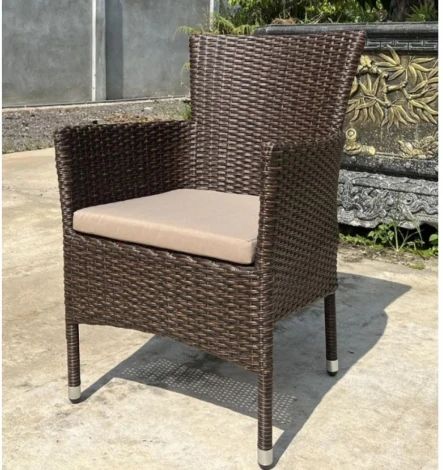 Плетеное кресло AM-196B Brown (Искусственный ротанг/Коричневый) Afina