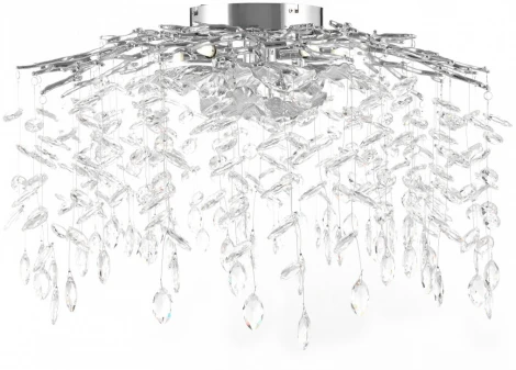 Потолочная люстра хрустальная Arte Milano Milano-3 23312.700.6.G9.B CR (220V)