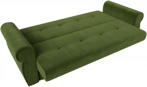 Диван-книжка Лига-019 (Зеленый/Микровельвет) Лига Диванов арт.118355