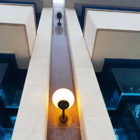 Настенный фонарь уличный Fumagalli GLOBE 250 G25.131.000.AYF1R (220V, шар, IP55)