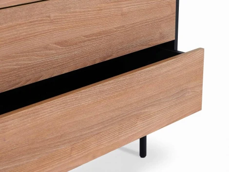 Комод Look ОГОГО 797715 (робиния брэнсон, черный)